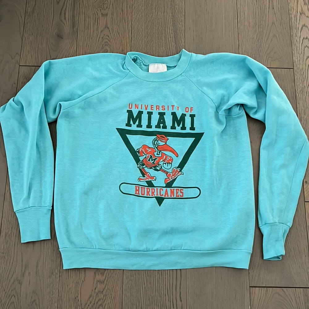 Vintage University of Miami sweater